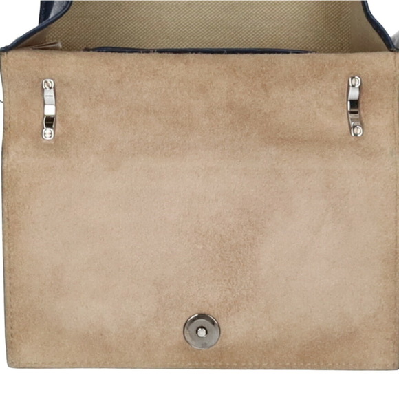 Jimmy Choo JIMMY CHOO Sophia Studs Shoulder Bag Leather Navy Women's - Picture 8 of 11